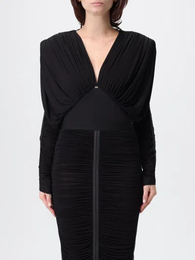 Elisabetta Franchi Body Spalla Imbottita In Black