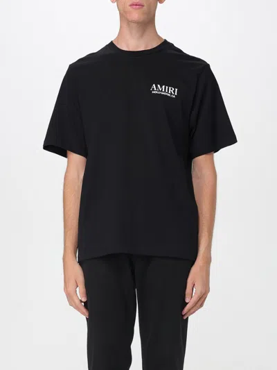 Amiri Tshirt Con Logo In Black