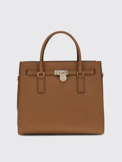 Michael Kors Leather Shoulder Bag In Brown