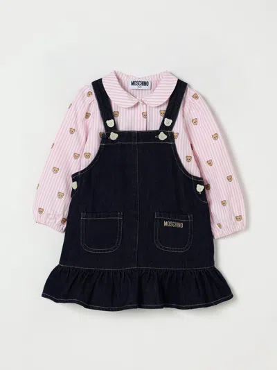 Moschino Jumpsuit  Kids Color Blue In Multi