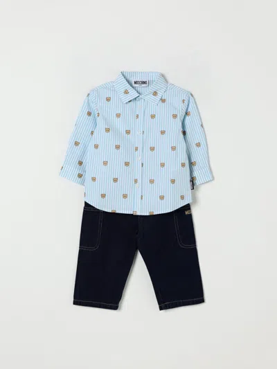 Moschino Jumpsuit  Kids Color Blue In Blue