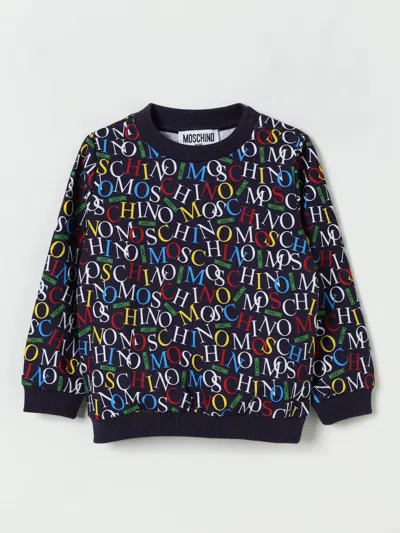 Moschino Sweater  Kids Color Navy In Black