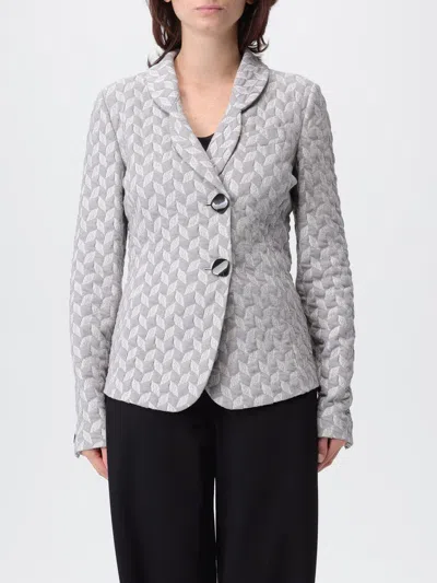 Emporio Armani Women's Jackets  - Blazer - Beige In Multi
