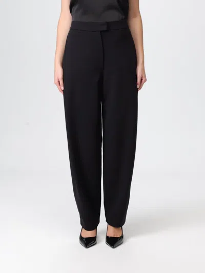Emporio Armani Straight Leg Pants In Black