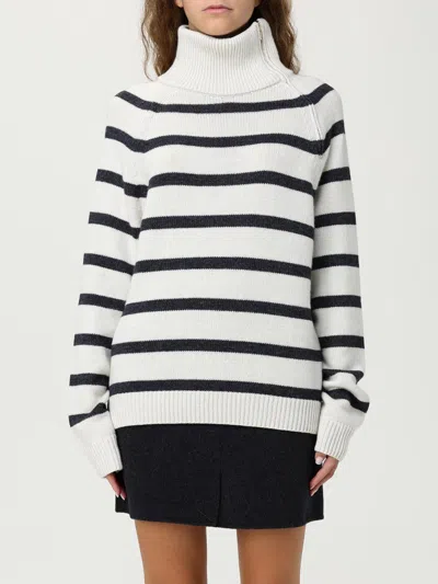 Semicouture Striped Roll-neck Sweater In Multi