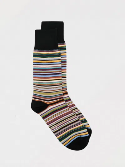 Paul Smith Men Sock Multistripe In Red