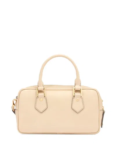 The Bridge Stodo Top-handle Leather Tote Bag In Neutral