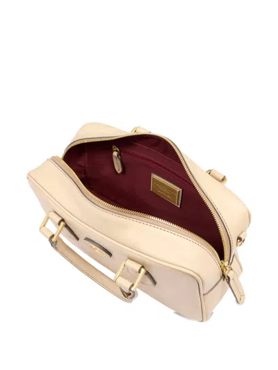 The Bridge Stodo Top-handle Leather Tote Bag In Neutral