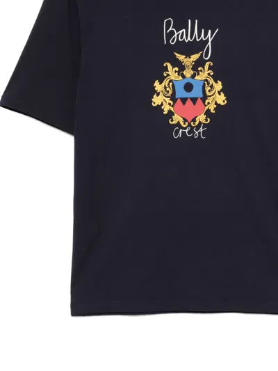 Bally Crest T-shirt In Black