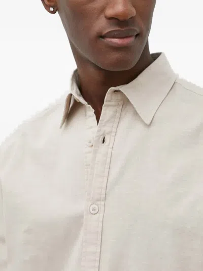 Bruuns Bazaar Linowbbgiil Button-down Shirt In White