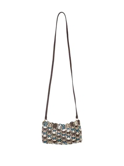 圆盘细节斜挎包