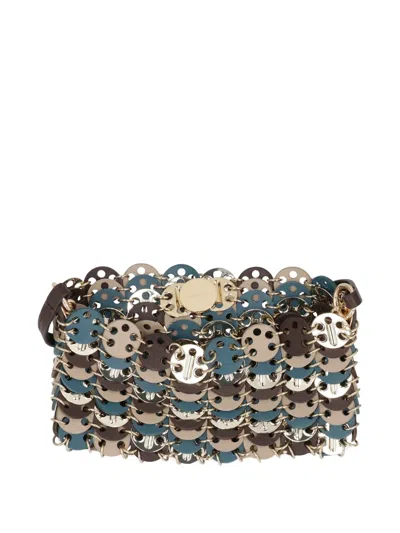 圆盘细节斜挎包