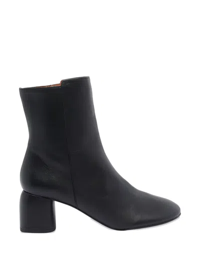 Angel Alarcon 65mm Leather Boots In Black