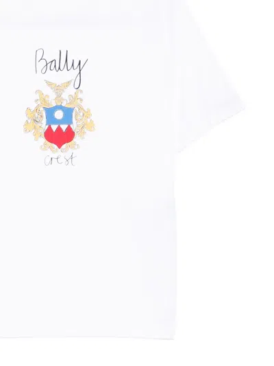 Bally Crest T-shirt In White