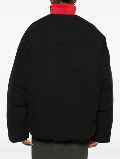 Entire Studios Pod Quilted Zip-front Bomber Jacket In Black