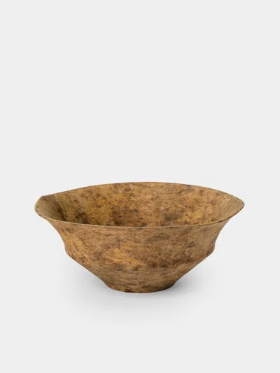 Iida Woodturning Hand-turned Ilex Earth-finish Bowl