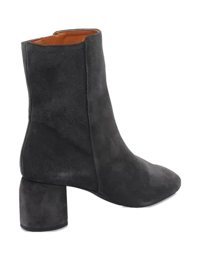 Angel Alarcon 60mm Suede Boots In Gray