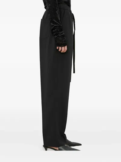 Meimeij Drawstring Trousers In Black