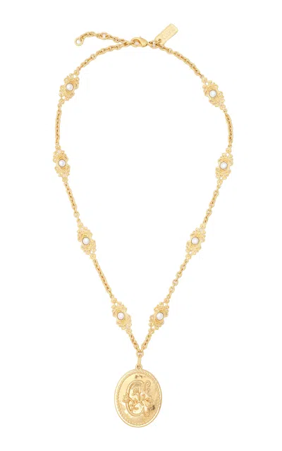 Chloé Elixir Coin Pendant Necklace In Gold