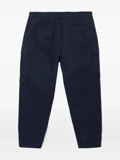 Barbour Multi-pocket Cargo Trousers In Blue
