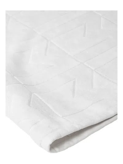 Moncler Monogram Rectangle Towel In White