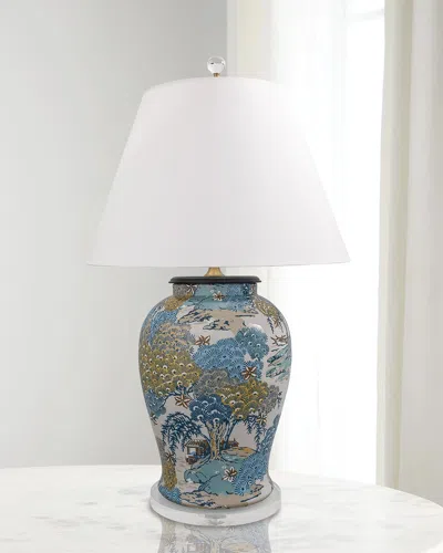 Port 68 Sea Of Trees 36" Table Lamp In Multi