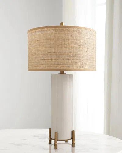 Port 68 Boca 32" Table Lamp In White