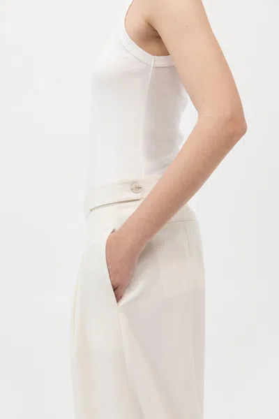 St Agni Adjustable Pants In White