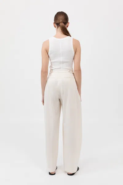 St Agni Adjustable Pants In White