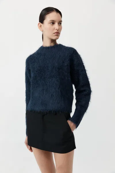 St Agni Alpaca Sweater In Blue