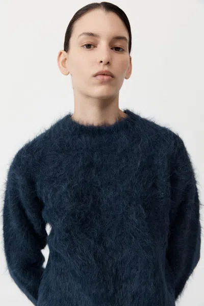 St Agni Alpaca Sweater In Blue