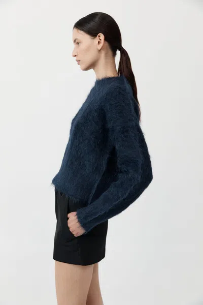 St Agni Alpaca Sweater In Blue