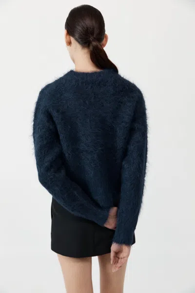 St Agni Alpaca Sweater In Blue