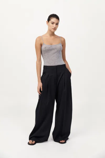 St Agni Merino Wool Cami Top In Gray