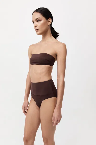 St Agni Bandeau Top In Brown