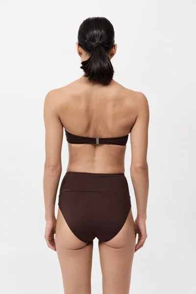 St Agni Bandeau Top In Brown