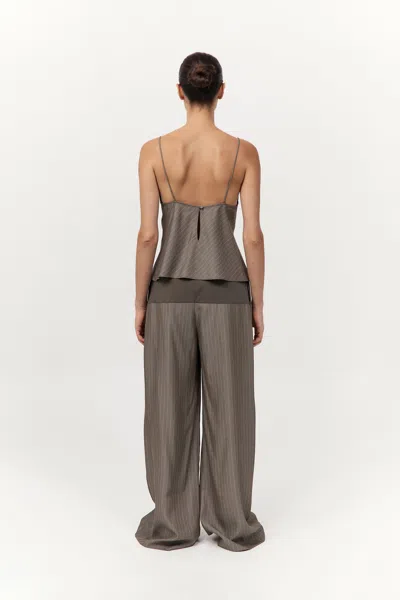 St Agni Striped Cami Top