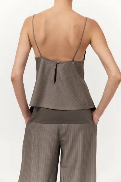 St Agni Striped Cami Top