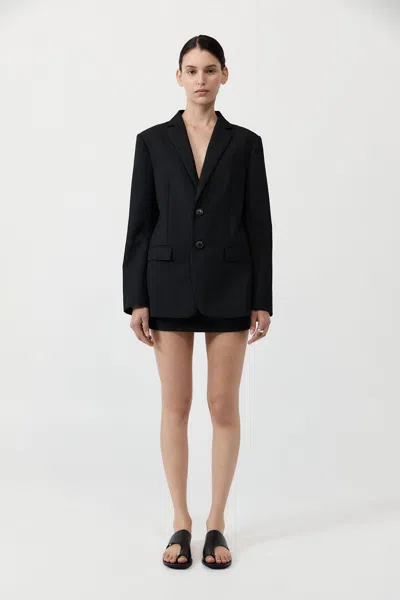 St Agni Carter Blazer In Black