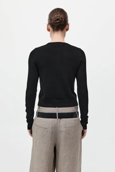 St Agni Classic Cardigan In Black