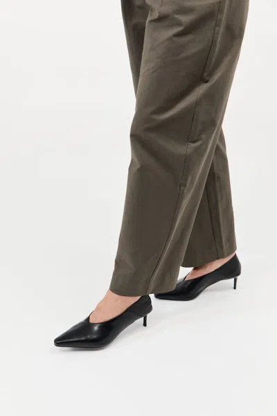 St Agni Classic Fold Heel In Black