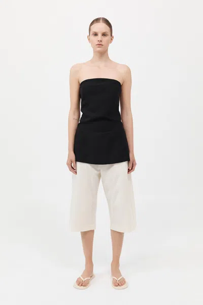 St Agni Column Tunic In Black