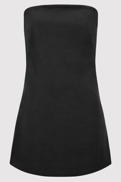 St Agni Column Tunic In Black