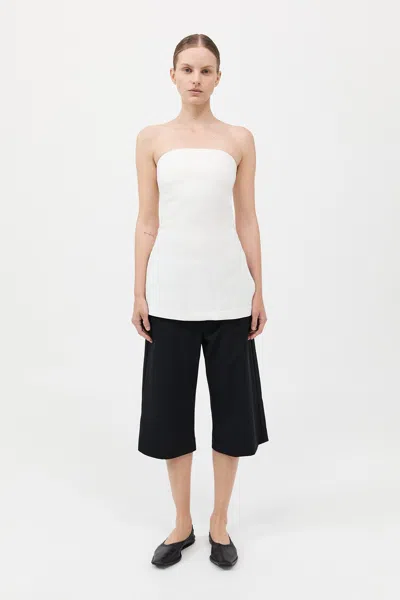 St Agni Column Tunic In White