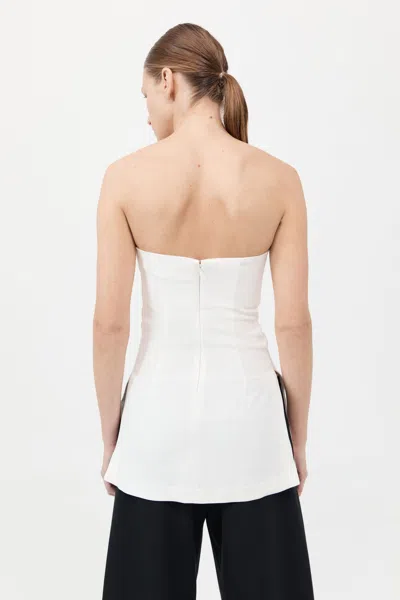 St Agni Column Tunic In White