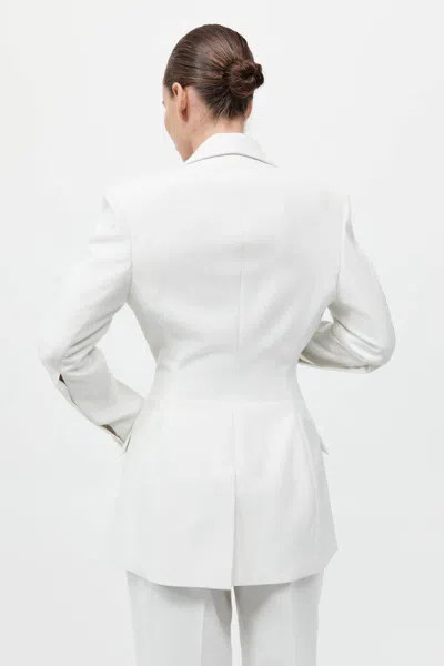 St Agni Contour Blazer In White