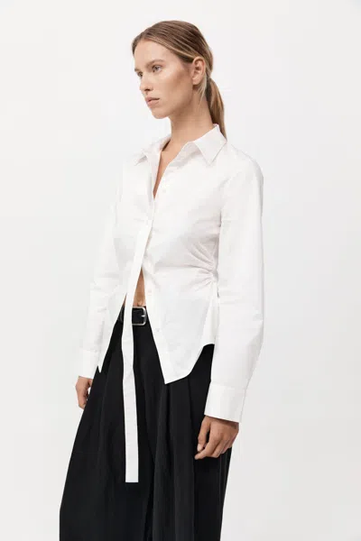 St Agni Deconstructed  Shirt In White