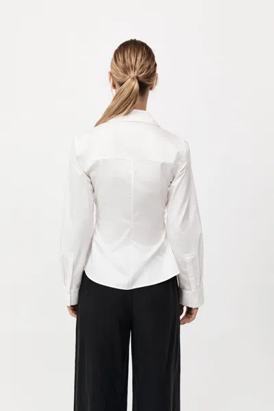 St Agni Deconstructed  Shirt In White