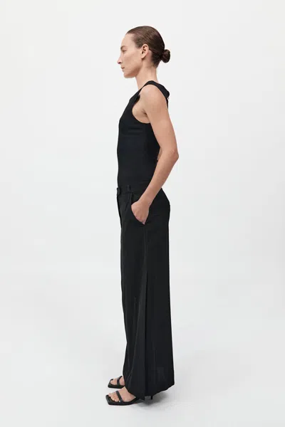 St Agni Double Loop Maxi Skirt In Black