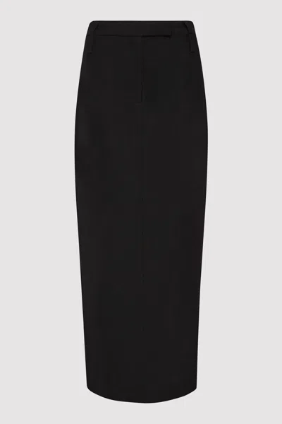 St Agni Double Loop Maxi Skirt In Black